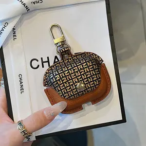 Earphone Protection Case Compatible with AirPods 4 & Pro2/pro3, Retro Leather Design, Ideal for Travel Outdoor Sports, Earphone Protective Cover