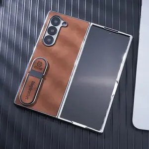 Fingertip Bracket Foldable Phone Case is compatible with Samsung Galaxy Z Fold 7, Z Fold 6, Z Fold 5, Z Fold 4 and Z Fold 3, featuring drop-proof protection, durable shielding and stable grip design