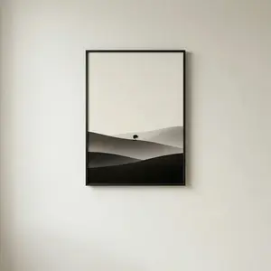 Distant Form — Horizon Study Framed Print
