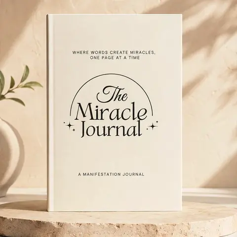 Guided Manifestation & Gratitude Notebook (Self Improvement Journal for Adults), Journaling Supplies with Daily Affirmations, Self-Love, Positive Mindset, Law of Attraction, Goal Setting, Personal Growth, Mindfulness, Inspirational Gift for Women/Men