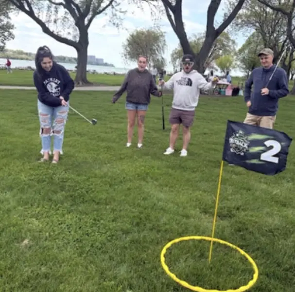 Outback Golf Club – Portable Backyard Golf Game