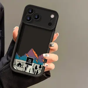 Distant Mountains and Road Pattern Phone Case,Anti-drop Decorative Phone Protector Cover,Shockproof Phone Case for iPhone&Samsung