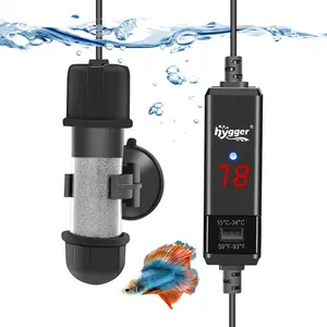 hygger Small Aquarium Betta Heater, Submersible Fish Tank Heater 50W