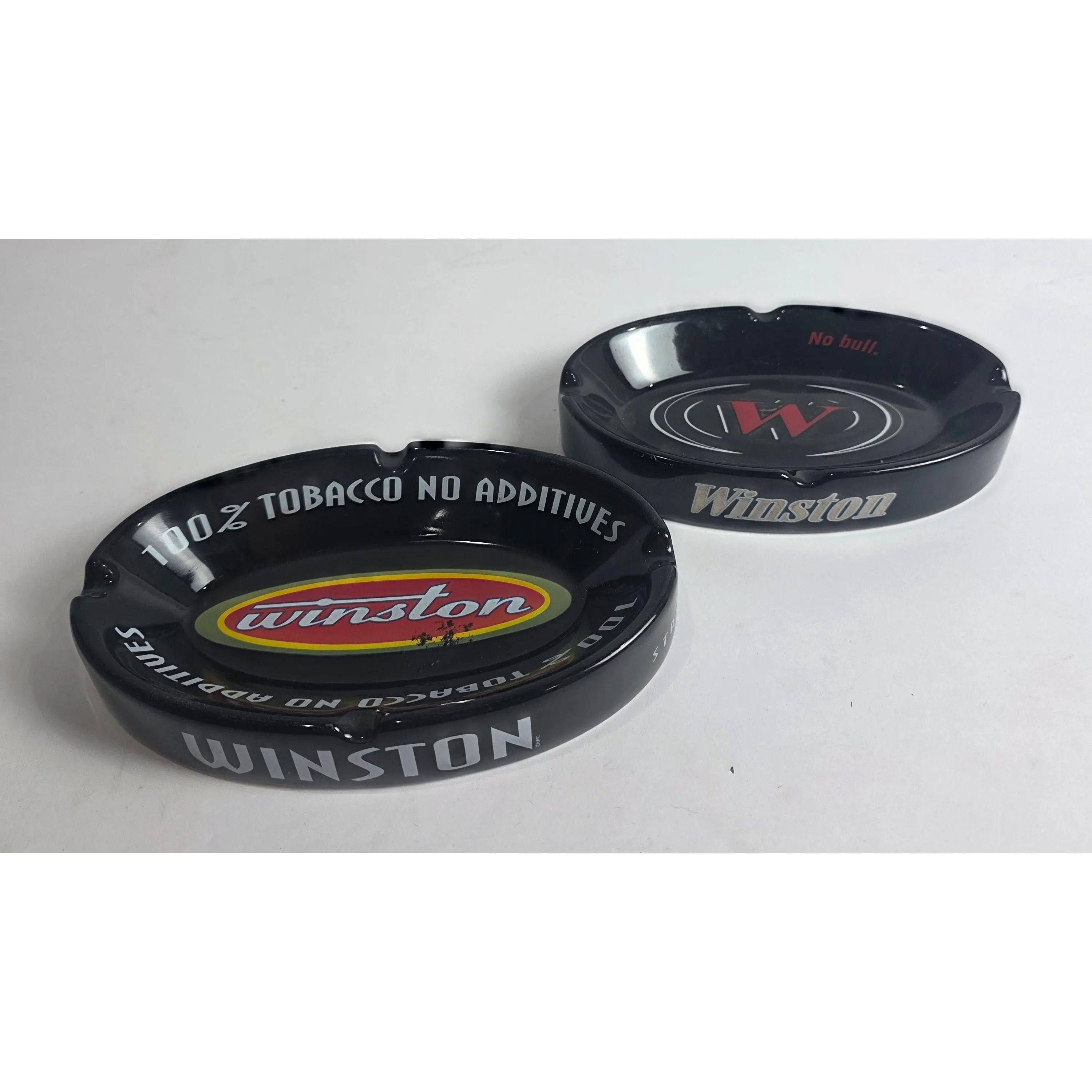Vtg. Ceramic Winston Ashtray