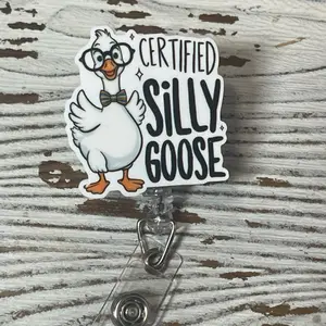 Certified Silly Goose Badge Reel