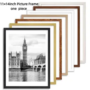 High-Quality Wood Poster Frame 11x14 Inches, Durable Wooden Photo Display, Perfect for Home Decor & Wall Art, Stylish and Functional, Modern Frames
