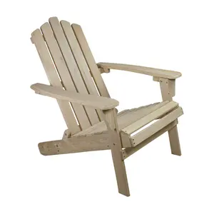 Northlight 36" Classic Folding Wooden Adirondack Chair