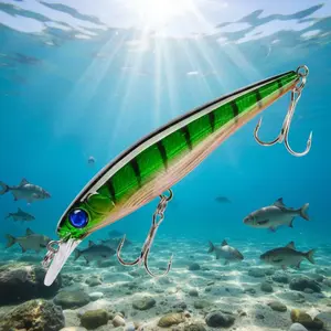 Professional Multi-Color Minnow Lure Kit: Lifelike Wobbling Action for Fresh & Saltwater Fishing, Portable Multi-Size Tackle Set with Pro Hunting Gear Accessories.
