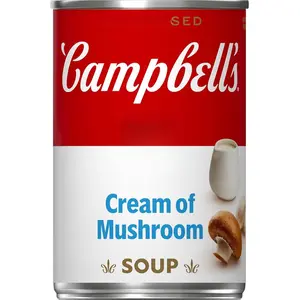 Campbell's Condensed Unsalted Cream of Mushroom Soup, 10.5 oz Can
