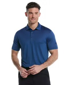 Mens Fine Line Stripe Golf Polo Shirt