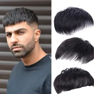 Men's wig top reissue block One piece forehead pad Hair increase