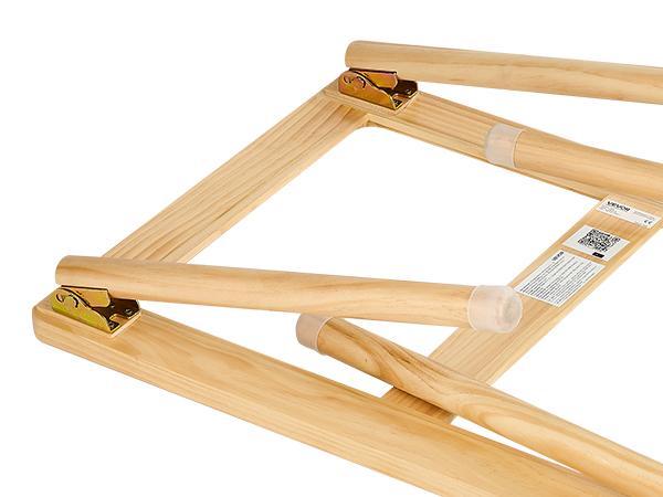 VEVOR Pine Folding Activity Table for Toddlers, Foldable Wooden Play Desk with Double-Sided Board, Storage Bins, Non-Slip Feet, Toddler Art Desk for Kids' Sand-Water Play, Drawing, Studying#BackToSchool