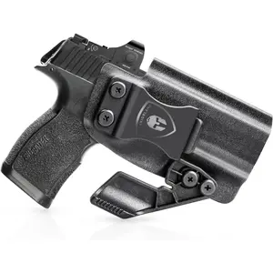 P365 X Macro Holster IWB Kydex Holster Optics Cut Fit: Sig Sauer P365-XMACRO, Inside Waistband Appendix Carry Holster Sig P365 X Macro, Adj. Retention & Cant, Right Hand Claw Attachment Sweat Shield