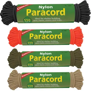 Coghlan's Nylon Paracord, 50' Commercial 550 Cord, Survival Emergency Rope