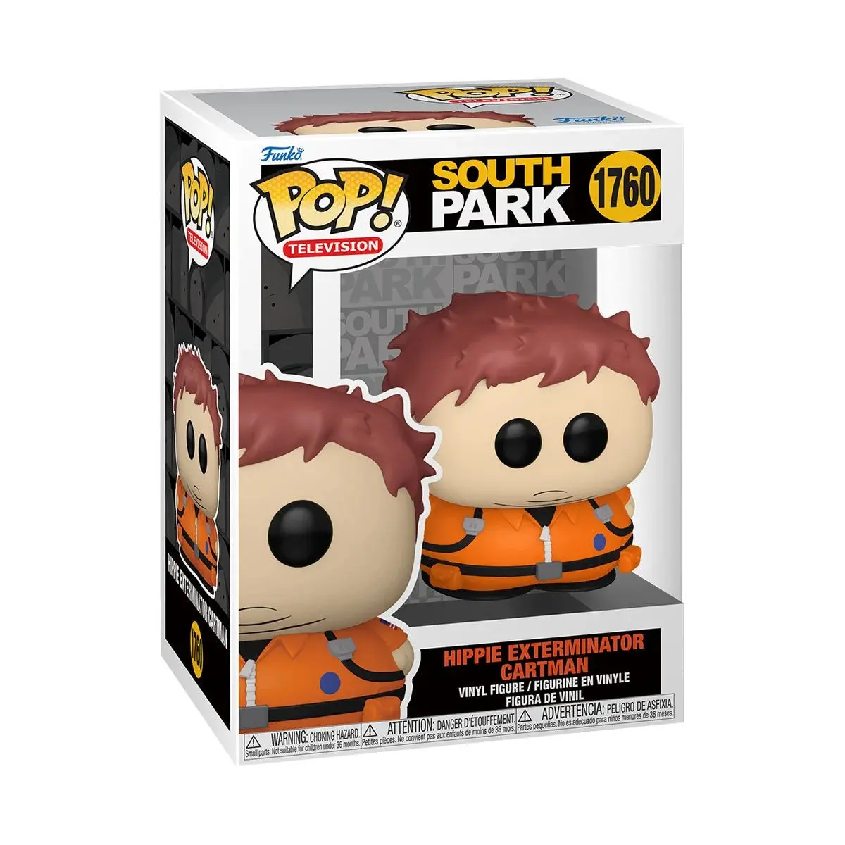 South Park Hippie Exterminator Cartman Funko Pop! Vinyl Figure #1760 South Park Hippie Exterminator Cartman Funko Pop! Vinyl Figure #1760