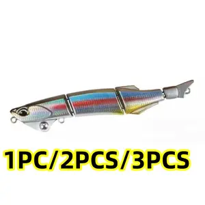 New Multi-Section Fish Small Swimbait Bass Mouth, High-Quality Fishing Lure, Durable Design, Perfect for Catching Bass & Trout
