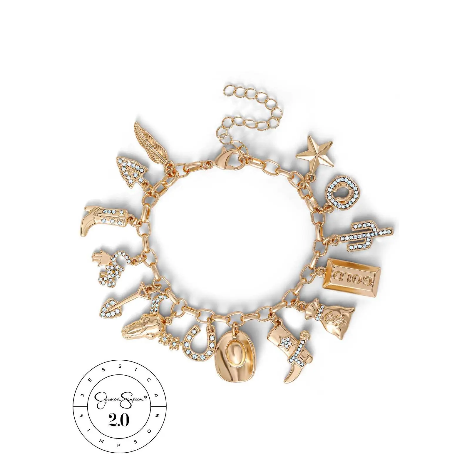 Jessica Simpson 2.0 Charms Bracelet