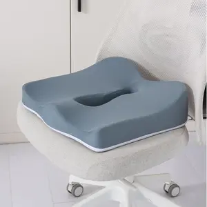 Office Chair Cushion Memory Foam Seat Cushions Orthopedic Seat Pillow for Back Pain Hemorrhoid Relief Breathable Coccyx Cushion for Long Sitting