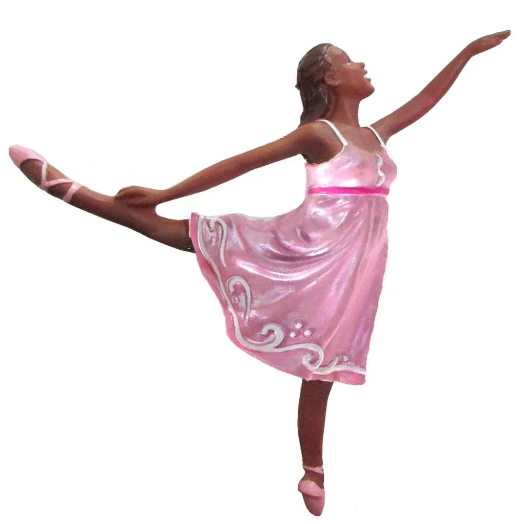 African American Romantic Ballerina Ornament