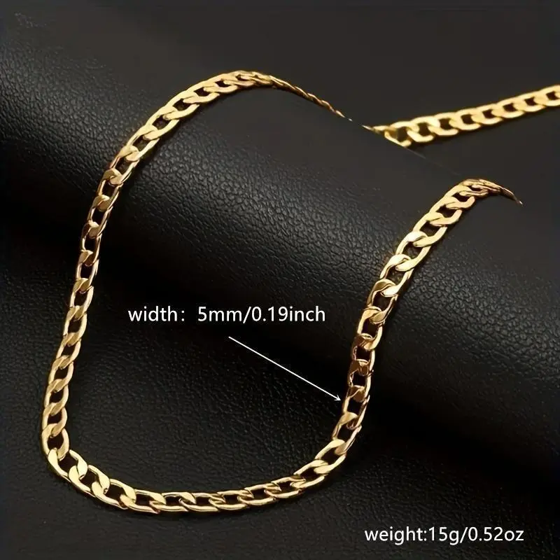 Fashion Men's Personality Hip Hop Chain Figaro Necklace Cuban Necklace men jewelry Fashion Men's Personality Hip Hop Chain Figaro Necklace Cuban Necklace men jewelry