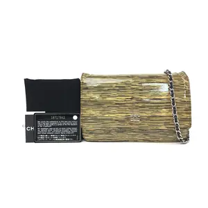 Pre-owned CHANEL Suede Shoulder Bags 7.48'' 2014 R1889 Shoulder Bag C1364581112 0130 T1 Rina