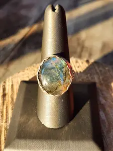 Statement Labradorite Sterling Silver ring