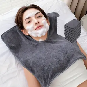 1 Pc Beautician's Special Face Towel - Spa Grade U-shaped Face Towel - Soft Massage and Skincare Tool - Soft Absorbent Thickened Towels
