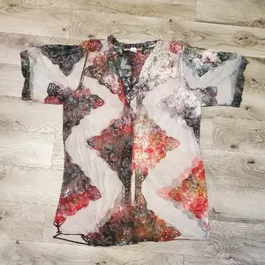 Ladies 2XL/3XL Kimono Style Dyed Duster