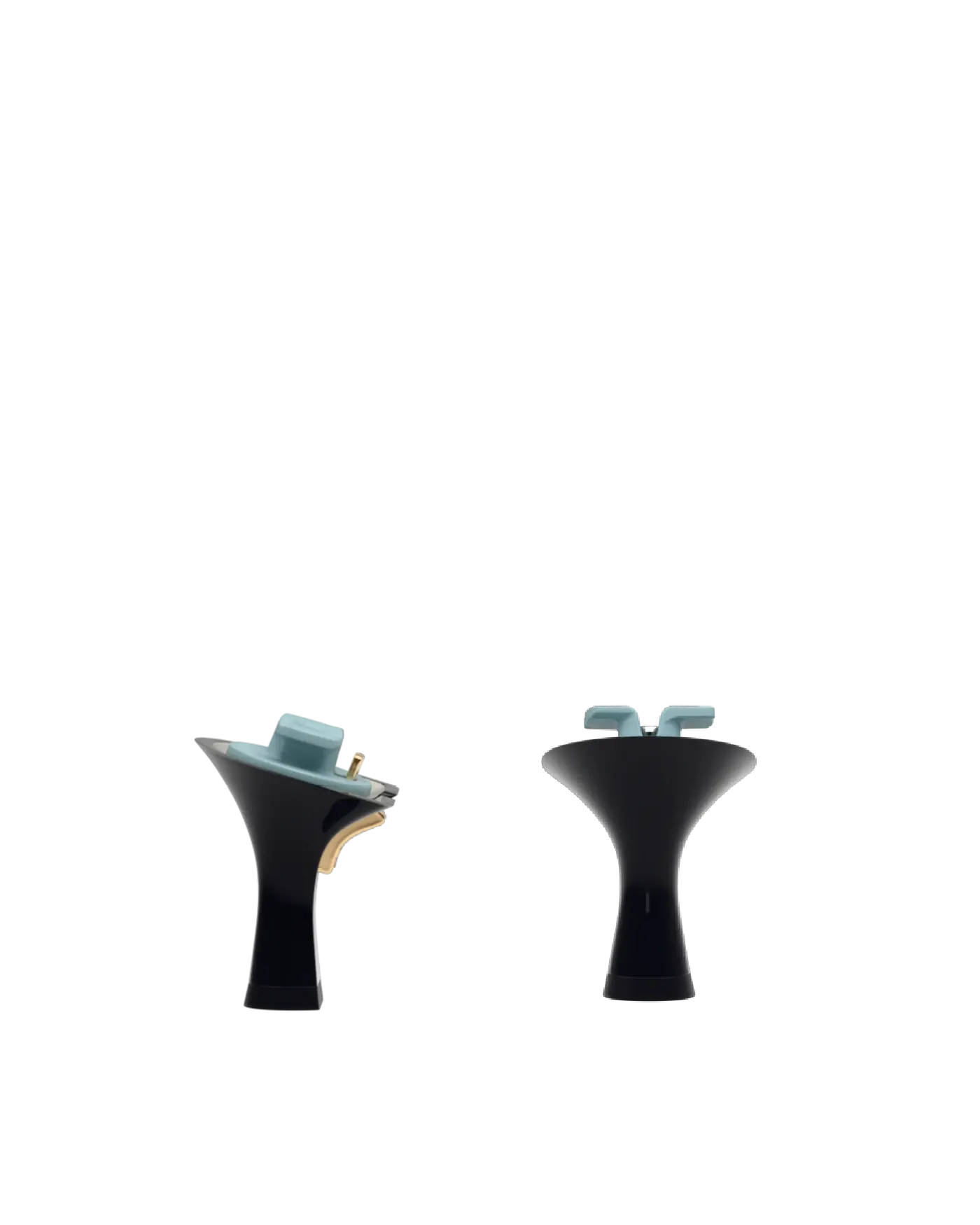 Flare Stiletto Heel Kit 3 Coal Black