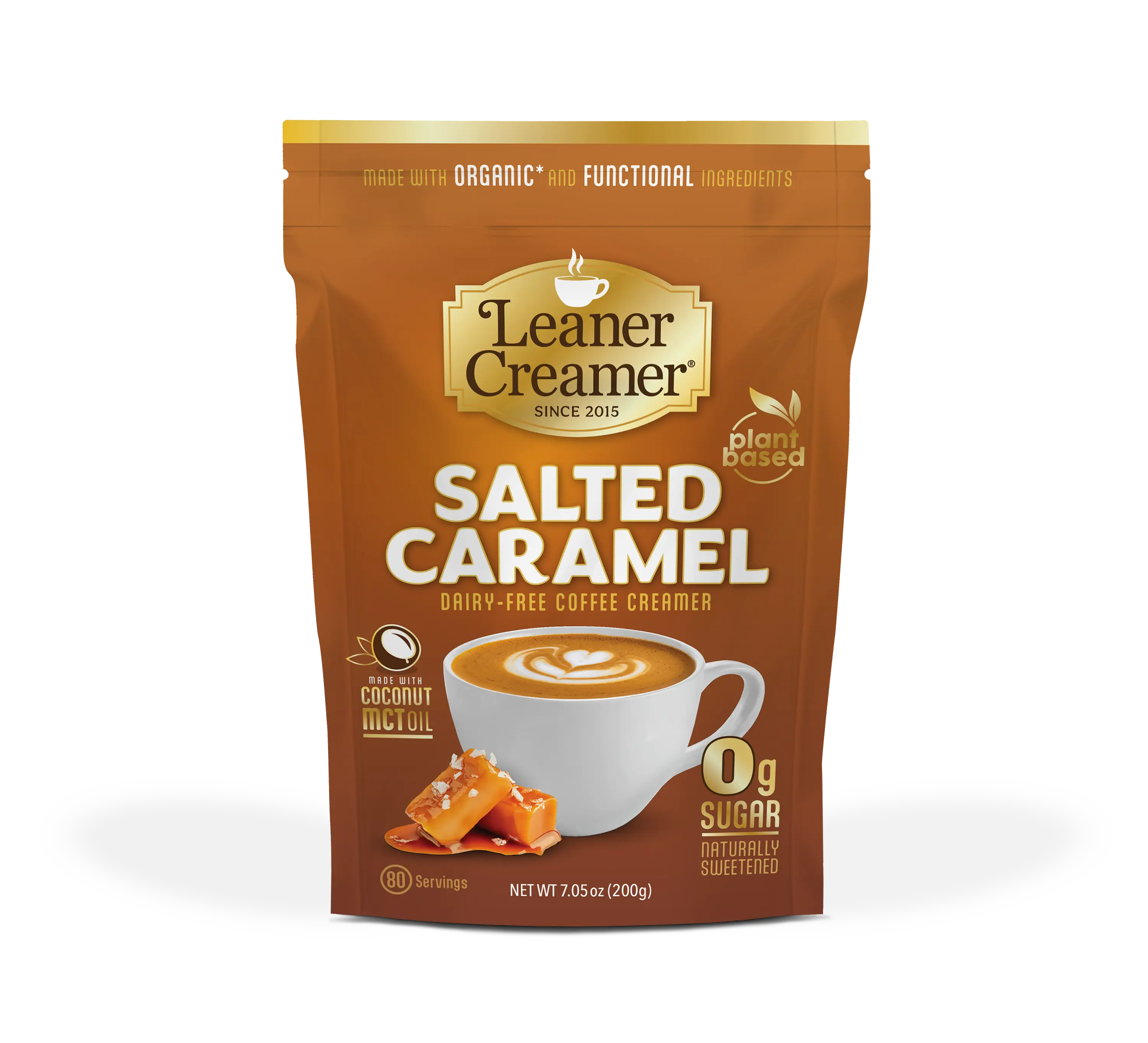 Sweetened on Purpose: Salted Caramel, Plant Based Coffee Creamer