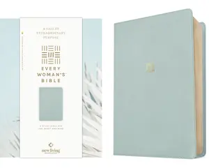 NLT Every Woman's Bible, Filament Enabled (Leatherlike, Sky Blue, Red Letter) -- New Living Translation - Bible