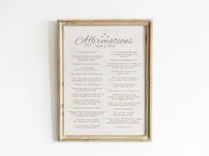 [UNFRAMED POSTER] Sarah J. Maas | Affirmations | Book Quotes | ACOTAR | Throne Of Glass | Crescent City | Multiverse | Neutral Tone | Bookish Art | Bookshelf