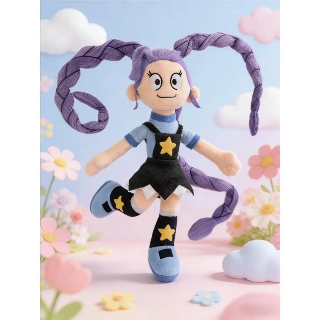 2026 Lily Plush Doll - Cute Purple Long-Braid Girl Collectible, Perfect Dolls Gifts for Kids on Birthday & Holiday Occasions, Cute Doll Collectible