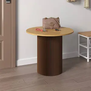 Creative folding table, multifunctional, made of kraft paper, suitable for home, shops, and exhibitions,easy to install and folds to save space