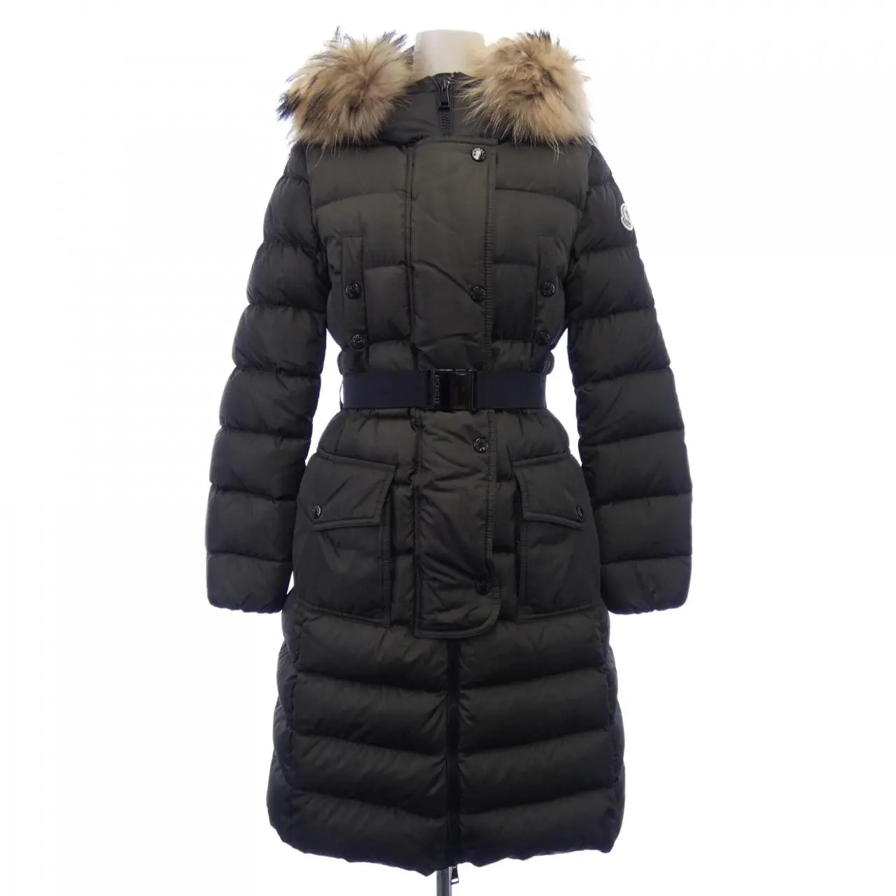 Pre-owned MONCLER Nylon Small Leather Goods KHLOE Down Coat