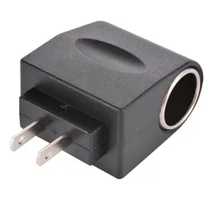 AC Wall Outlet To 12V DC Car Cigarette Lighter Converter Socket Adapter US Plug
