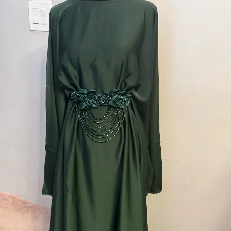 Olive Green Abaya - TikTok Shop