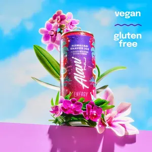 Alani Nu Hawaiian Shaved Ice Energy Drink 24 Pack – Sugar Free, 200mg Caffeine, Zero Sugar, Low Calorie, B Vitamins & Biotin, 12oz Cans