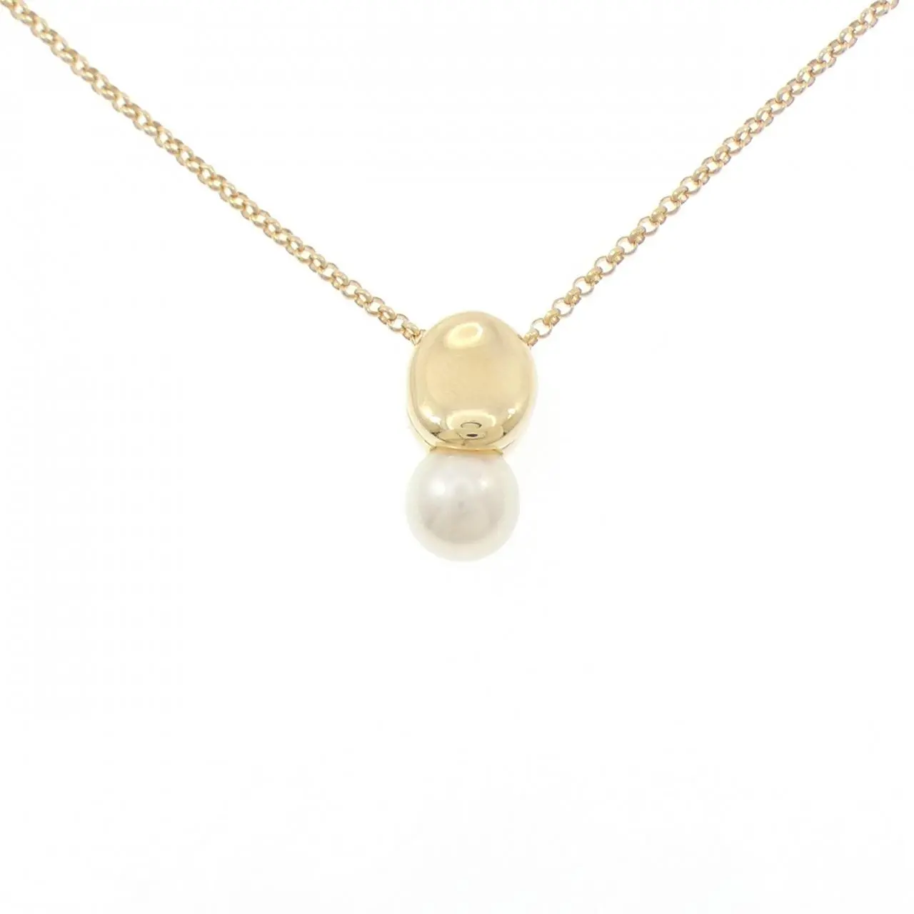 Mikimoto Au750 Akoya Pearl Necklace