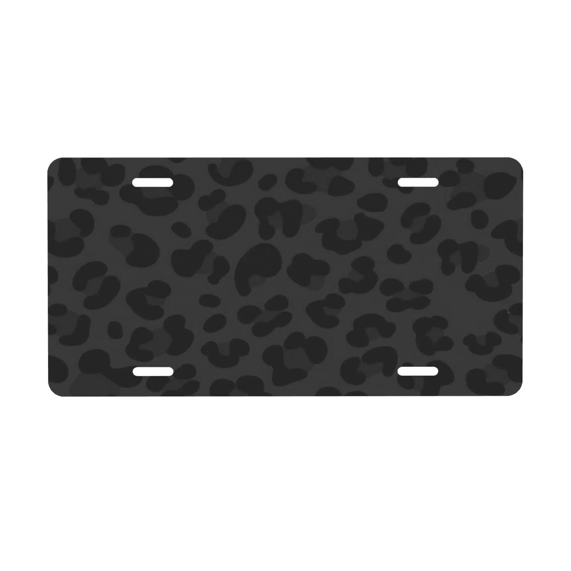 Leopard print License Plates Car Decor- 12x6 In Front License Plate, – Made in USA, Car Truck Tag Humor Trucks & Cars, 4 Pre-Drilled Holes,Easy Installation,Perfect Gift Ideas
