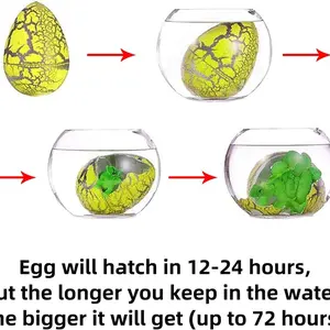 24 Dinosaur Egg hatching exchange cards Children's Valentine's Day Party Gifts for Boys and girls Campus sharing