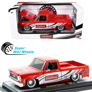 M2 Machines 1:24 ​​1973 Chevrolet Cheyenne 10 Edelbrock – Red