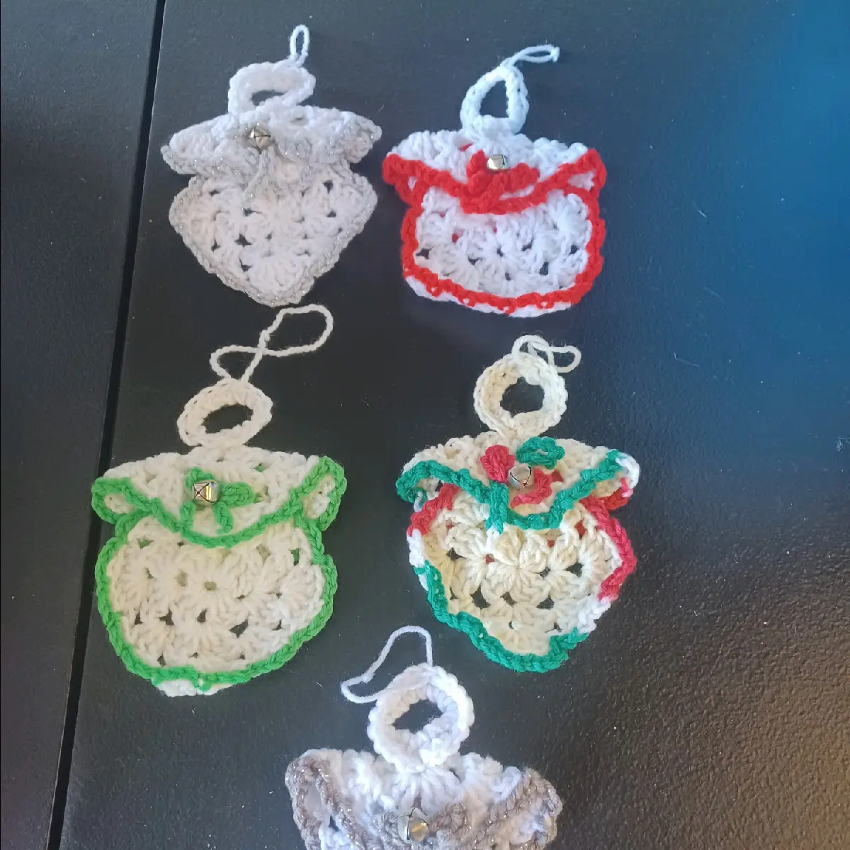 Christmas Granny square Angel Decoration