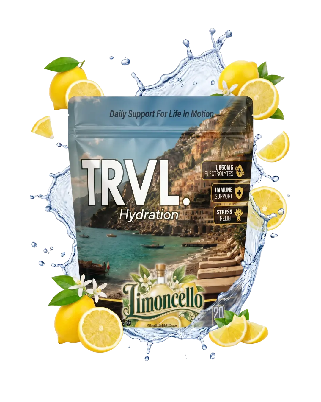 TRVL  –  Limoncello 3-in-1 Hydration Drink