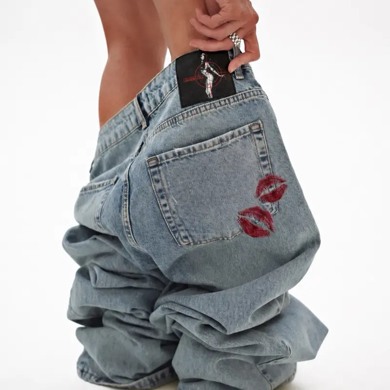LensOfLuka "KISS" Jeans