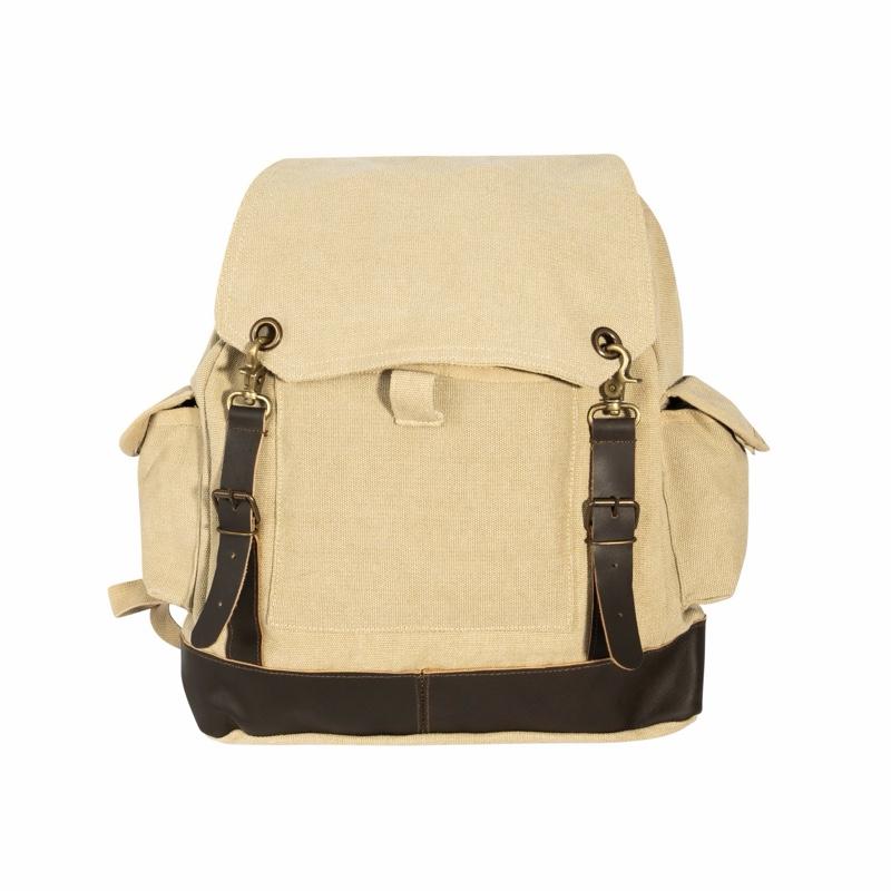 Rothco Vintage Expedition Rucksack - Classic Canvas Backpack for Everyday Adventures, Top Grade Water-Resistant Canvas, Spacious Compartment, Comfortable Straps Rothco Vintage Expedition Rucksack - Classic Canvas Backpack for Everyday Adventures, Top Grade Water-Resistant Canvas, Spacious Compartment, Comfortable Straps