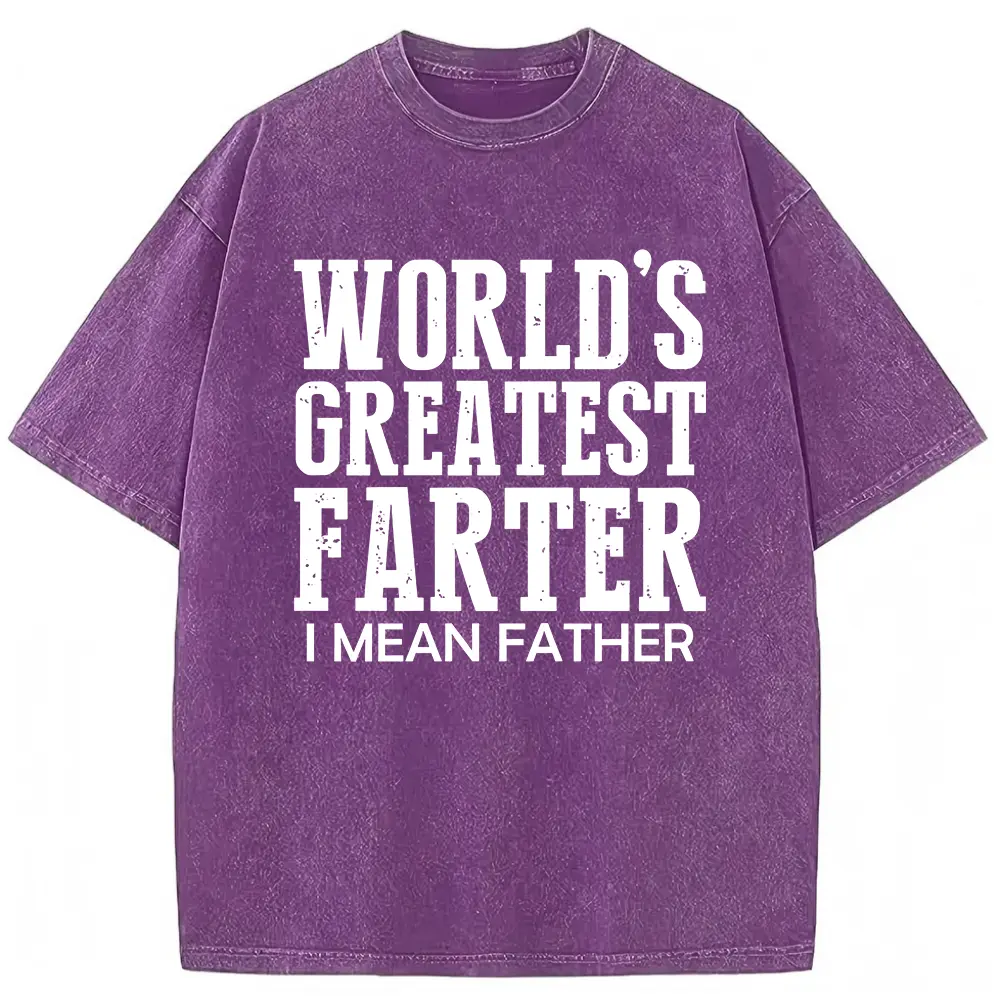 Washed T-shirt-Purple