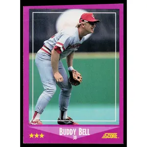 Buddy Bell 1988 Score #99 Cincinnati Reds
