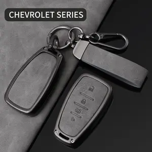 Metal Car Key Fob Cover with Protector For Chevrolet Cruze Spark Sony Camaro Volt Bolt Trax Malibu Equinox, Gift, Car Key Protector