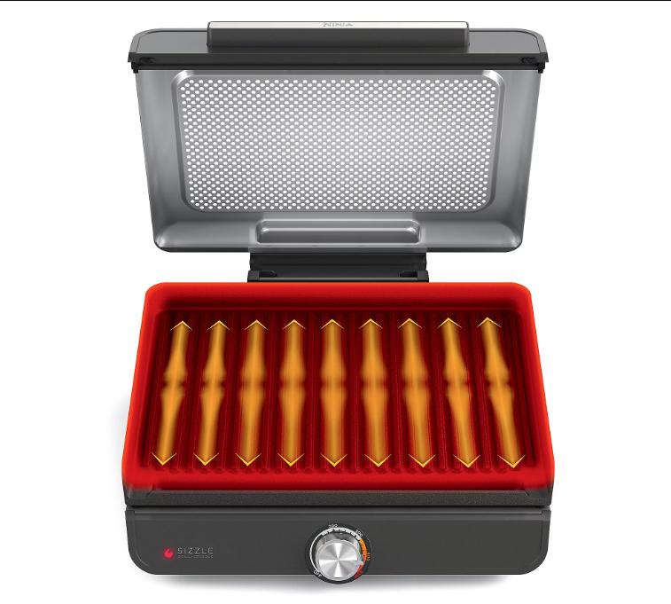 Sizzle Smokeless 14" Indoor Grill & Griddle